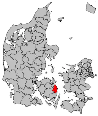 Comune di Nyborg – Localizzazione