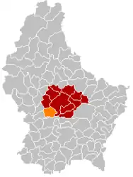 Tuntange – Mappa