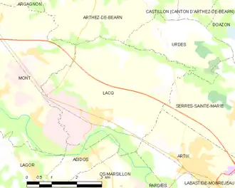 Lacq – Mappa