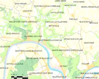 Saint-Wandrille-Rançon – Mappa