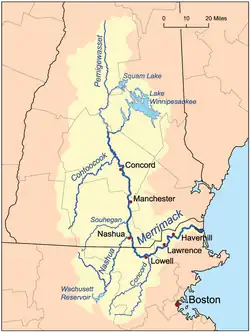 Mappa del fiume