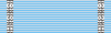 Cavaliere di IV classe di II grado dell'Ordine militare al Coraggio (Bulgaria) - nastrino per uniforme ordinaria