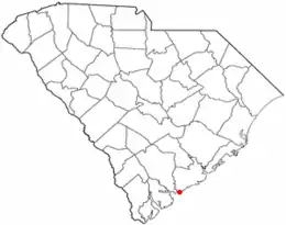 Edisto Beach – Mappa