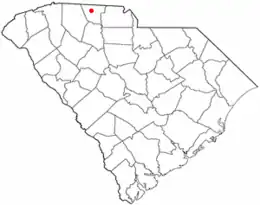 Gaffney – Mappa