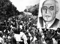 Sostenitori di Mossadeq manifestano a Teheran