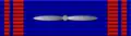 Medaglia d'argento al valor aeronautico - nastrino per uniforme ordinaria