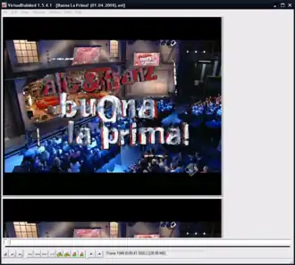 Screenshot di VirtualDubMod
