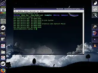 Windowmaker con alcune dock.