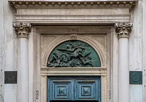 Copia moderna da Giovani Marchiori, San Rocco portato in cielo dagli angeli